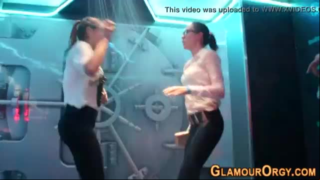 Glam party sluts shower